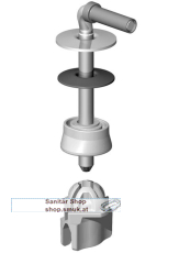 MKW Metallscharnier f�r WC-Sitze (B944-0099)