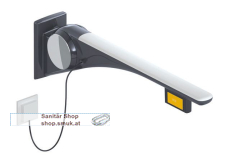 HEWI St�tzklappgriff Basic,900 mm,links (802.50.46460 SD)
