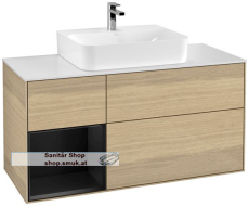 V&B Waschbeckenunterschrank 1x Accessory Paket Finion, 3x Auszug mit Antirutsch-Boden, mit LED-Beleuchtung, Waschbecken mittig, wandhängend, mit Regalelement (beleuchtet), mit Wandbeleuchtung, Eckig (G161PDPC) V&B Waschbeckenunterschrank 1x Accessory Paket Finion, 3x Auszug mit Antirutsch-Boden, mit LED-Beleuchtung, Waschbecken mittig, wandhängend, mit Regalelement (beleuchtet), mit Wandbeleuchtung, Eckig (G161PDPC)