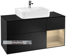 V&B Waschbeckenunterschrank 1x Accessory Paket Finion, 3x Auszug mit Antirutsch-Boden, mit LED-Beleuchtung, Waschbecken mittig, wandhängend, mit Regalelement (beleuchtet), mit Wandbeleuchtung, Eckig (G172PCPD) V&B Waschbeckenunterschrank 1x Accessory Paket Finion, 3x Auszug mit Antirutsch-Boden, mit LED-Beleuchtung, Waschbecken mittig, wandhängend, mit Regalelement (beleuchtet), mit Wandbeleuchtung, Eckig (G172PCPD)