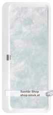 V&B Villeroy & Boch, Whirlpoolsystem, Squaro Edge 12, Badewanne, UBQ180SQE7DV, Oval, Quaryl�, 1800 x 800 mm, wei� alpin, Combipool Comfort (CC), Wasserzulauf, Technik Position 2  (UCC180SQE7B2V01)