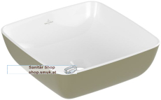 V&B Aufsatzwaschbecken Quadrat, f�r Wandauslauf-Armatur oder Armatur mit erh�htem Standfu�, ohne Hahnlochbank, ohne �berlauf (417841BCS8)
