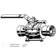 Easytop Kugelhahn 3-teilig mit Megapress S-PressanschluViega 787653 (787653)