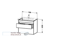Durastyle Waschtischunterbau (DS649907943)