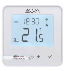 ALVA Raumthermostat LCD programmierbar (ALRTMLCDFUNK)