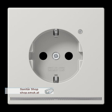 SCHUKO-Steckdose, 16 A 250 V -, mit LED (JNGLS1520OLGLNW)
