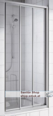Kermi Ibiza2000 Gleitt�r 75x185cm silber Gl.ESG P Clean (KII2STD075181PK)