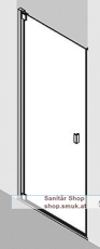 Kermi Raya Pendelt�r 1-fl�gelig 80x200 (KIRA1WR080201PK)