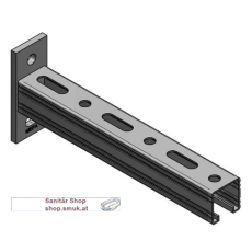 Konsole C-Profil 45/45, L= 420 mm (MEF180450420/FV)