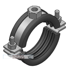 Rohrschelle Edelstahl V4A 25x3, (MEF490317)