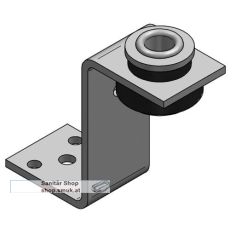 Kanalhalter Z V4A, Hohe 66 mm Gummi (MEF590039)