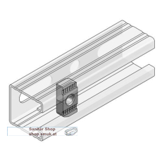 Zahnplatte S, M8 36 x 20 mm ZnNi (MEF818101/ZN)
