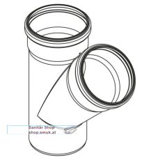 Rehau Raupiano Einfachabzweig. DN 50/50/45� (RPEA50.45)