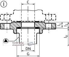 Flansch-Ringe RF 5  PN 6 GG (110787197)