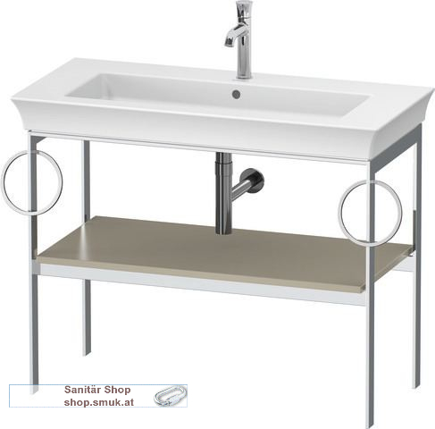 DU Metallkonsole bodenst. White Tulip (WT4547B6060)