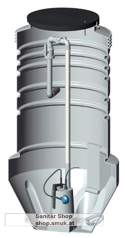 GRUNDFOS Abwasserpumpstation PS.R.10.20.D.DC.SS40.H40.SEG.B (99161785)