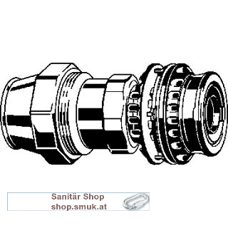 Geopress K-�bergangsk., auf PE-Altr., 50 x 50, mit SC-Contur Viega 822231 (822231)