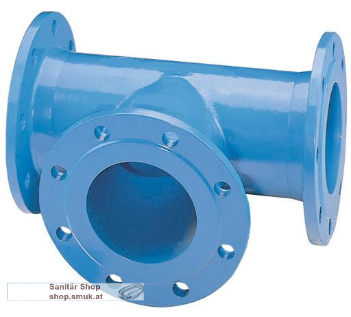 Flansch-T-St�ck DN 150/80 PN 10 (TY15080)