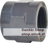 GF Gewindemuffe PVC-U 1/2' PN10 (GF721910606)