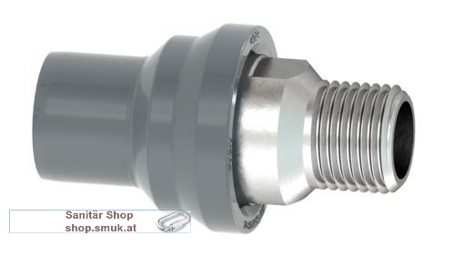 �g Fitting AG PVC-U/EPDM PN16 d25-3/4" (GF721940607)