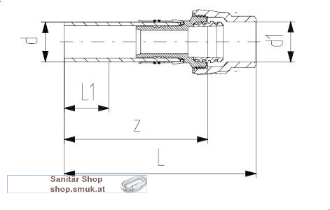 �g Fitting CuZn40Pb2 SDR11 PN10 d32 (GF738950118)
