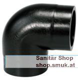GF Winkel PE100 90Gr.m.kurz.Schw.Enden (GF753108607)