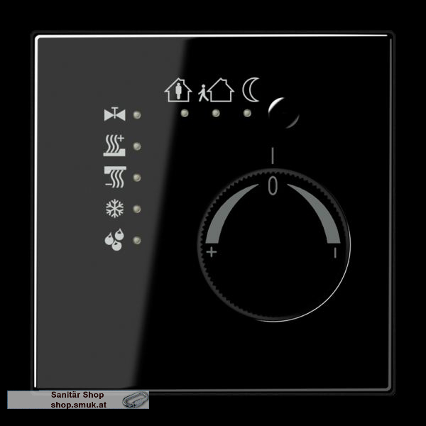 KNX Stetigregler mit integrierter Taster (JNGLS2178TSSW)