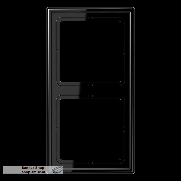 Rahmen 2fach, LS 990, IP 44, Duroplast, (JNGLS982SW)