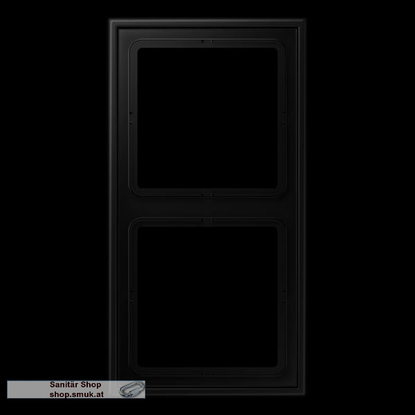 Rahmen 2fach, LS 990, IP 44, Duroplast l (JNGLS982SWM)