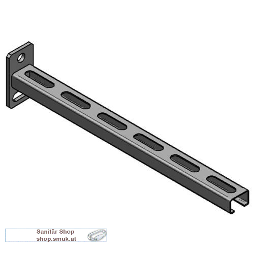 Konsole C-Profil 27/18, L= 262,5 mm (MEF18010263)