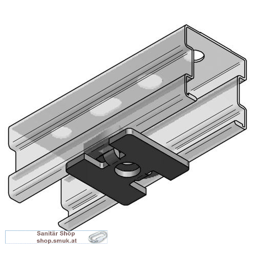 Stex Gewindeplatte GP 35, M8 gvz (MEF35GPM8)