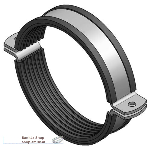 Rohrschelle Form A Titan HD 50x5, 324 mm (MEF70947)