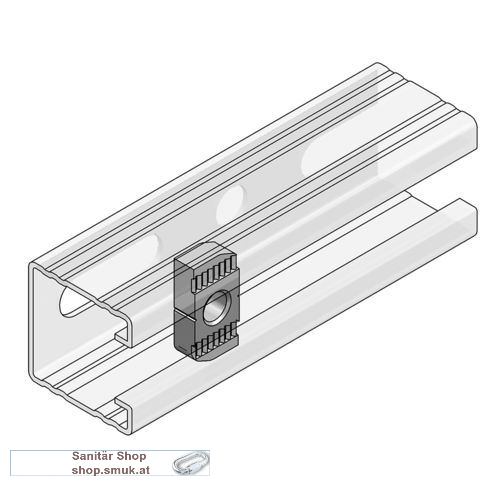 Zahnplatte S, M10 36 x 20 mm ZnNi (MEF818102/ZN)