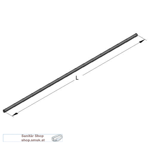 Gewindestange DIN 976-1, M16 x 2.000 mm (MEFGST162000)
