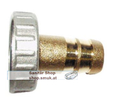 Schlauchanschluss aus Messing, gelbe Ausf�hrung (1620600)