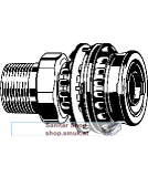 Geopress K-�bergangsst�ck, mit SC, 25 x R 3/4 Viega 821579 (821579)