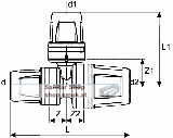 TECElogo T-St�ck reduziert (36645201616)
