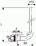 TECElogo Heizk�rper-Montagewinkel 15 mm (3666116)