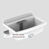 SANIT maxi Becken mit Standrohr+Trichterwei� (60.008.01..0099)
