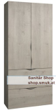 Alva Aqua Idea Hochschrank mit 2 T�ren (AQBMIDHS6TZ)