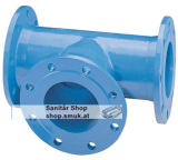 Flanschen T-St�ck DN 100/65 PN 10 (TY10065)