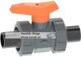 Kugelhahn Typ 542 PVC-U m.Stumpfschw.St (GF161542787)