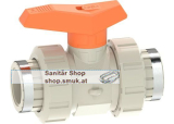 Kugelhahn Typ 542 PP-H m.Gewindemuffe (GF167542026)