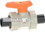 Kugelhahn Typ 542 PP-H m.Stumpfschw.St. (GF167542152)