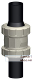 GF R�ckschlagventil 561 PP-H/EPDM PN10 (GF167561285)