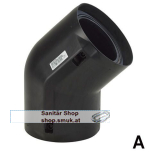 Wink45 isol PE100 SDR11 PN16 d140/D200 (GF738154166)