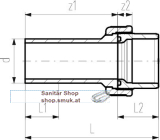 �G Schraub iso PE100 SDR11 PN10 d40 (GF738513709)