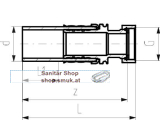 �G Fittng iso INOX SDR11 PN16 d32-G3/4" (GF738943318)