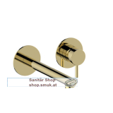 HB SIRO PVD GOLD Waschtisch-Wandbatterie (HB30120954103)