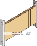 Huter Befestigungsplatte f�r mittelschwere Lasten (HUBP9003M)